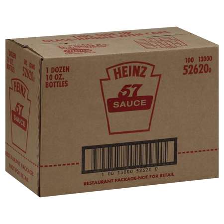 Heinz Heinz Food Service Glass Bottle 57 Sauce 10 oz., PK12 10013000526200